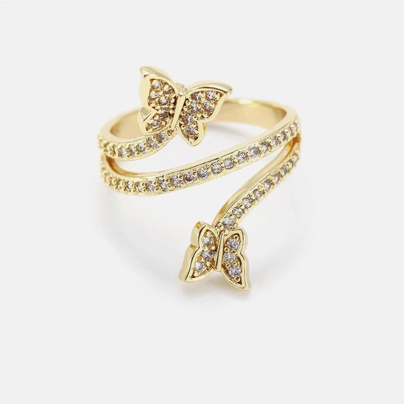 Frumos Inel Animal Fluture lucrat manual