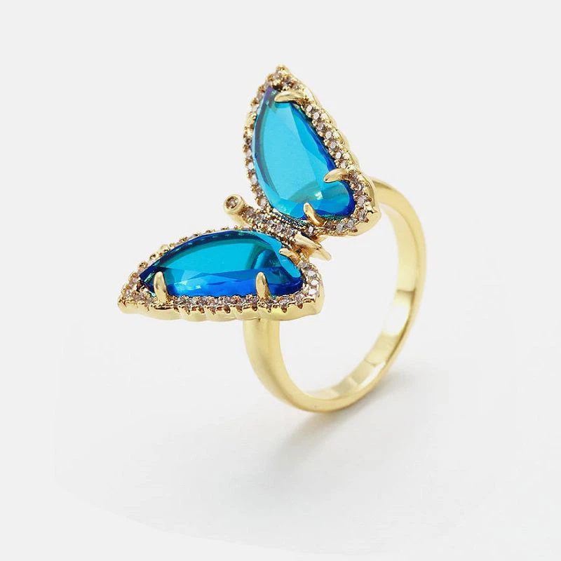 Frumos Inel Animal Fluture Argint