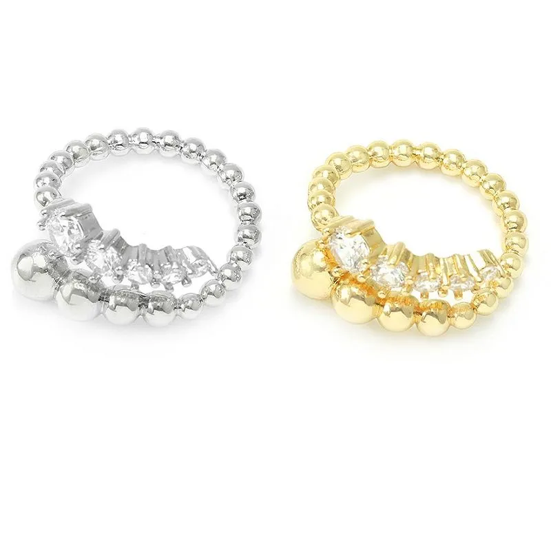 Inel ajustabil placat cu aur