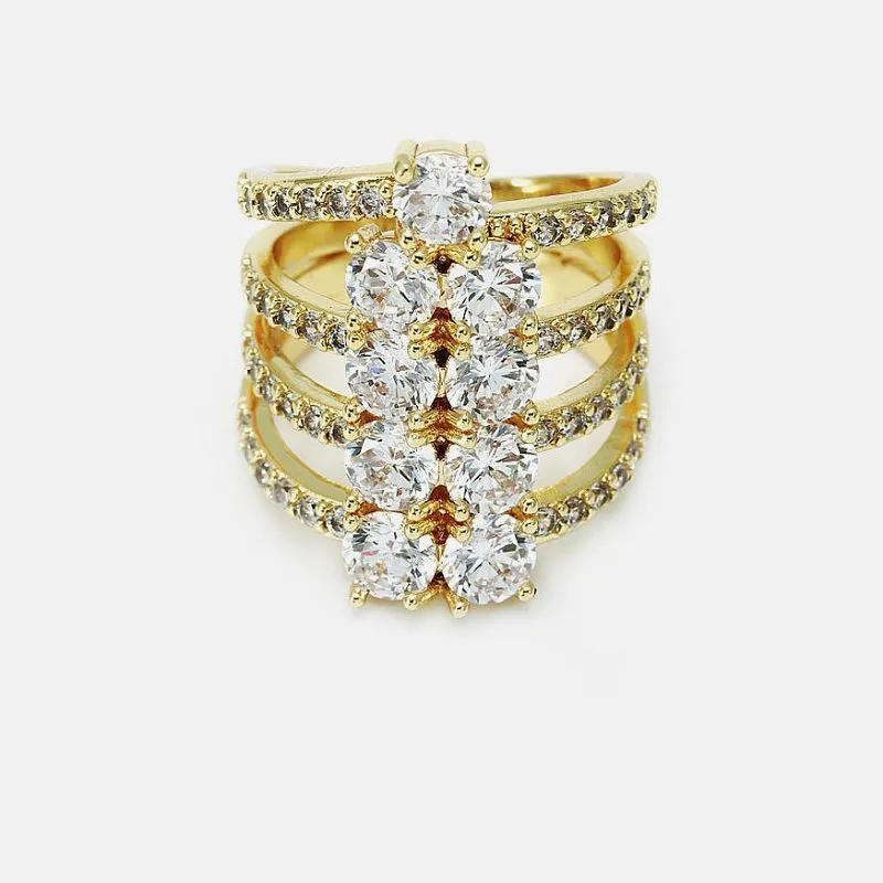 Set de inele de modă cu design de lux