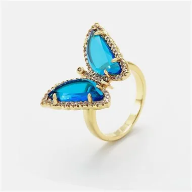 Frumos Inel Animal Fluture Argint